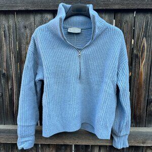 Everlane Half-Zip Sweater in Luxe Merino (S)